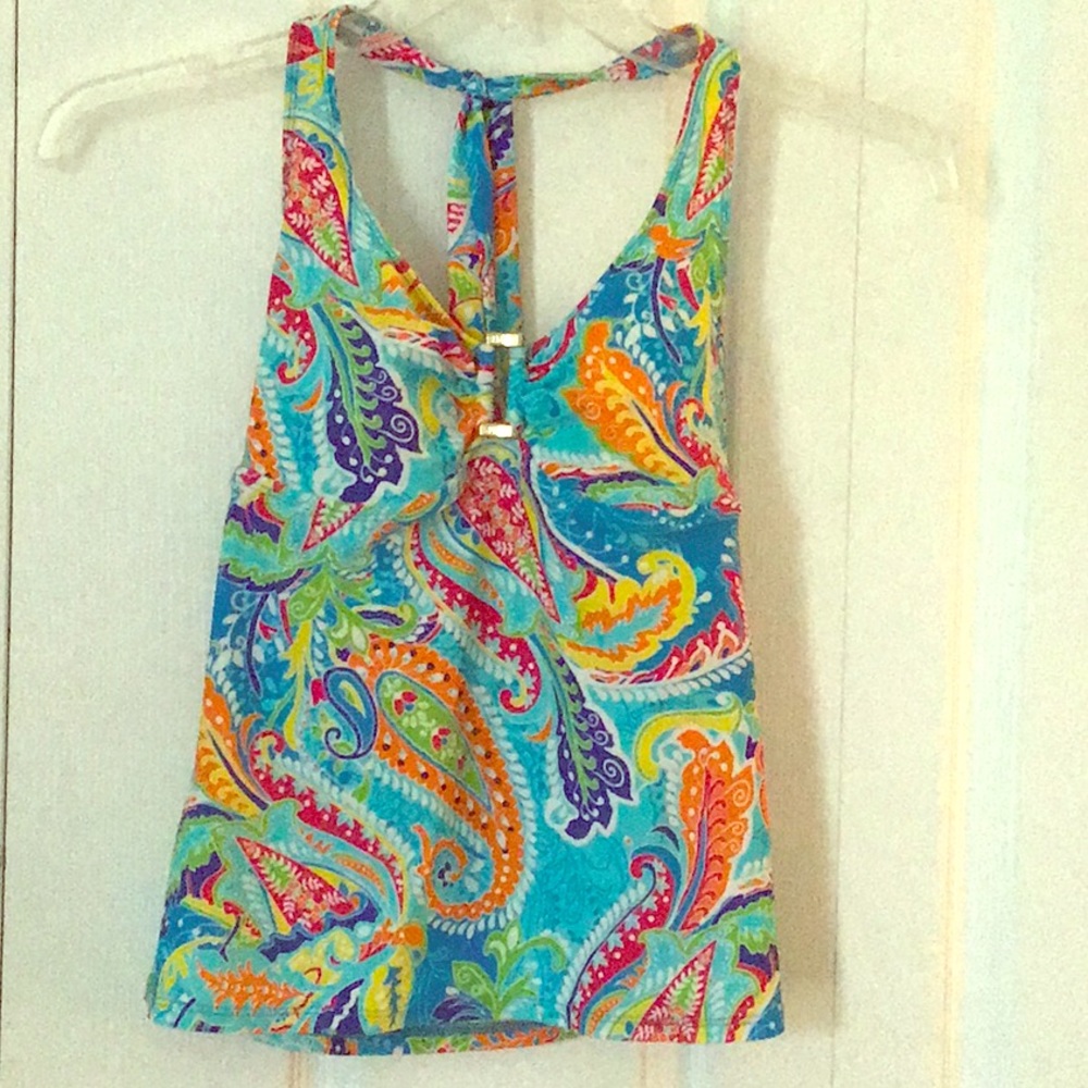 Chaps swimsuit top.